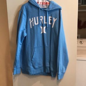 Baby blue Hurley hoodie